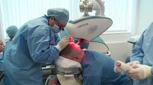Hair Transplant Surgeon In Clinic Image